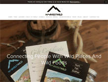 Tablet Screenshot of harvestwild.com
